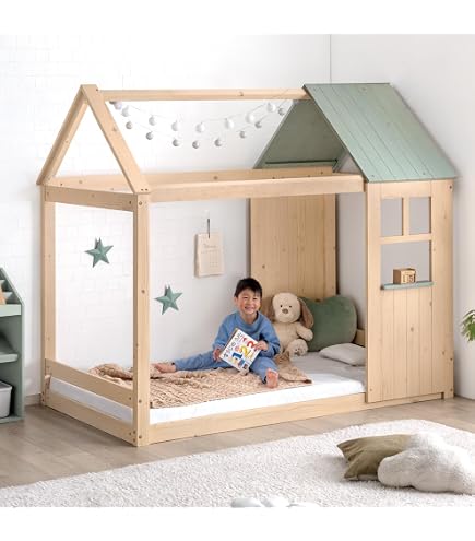 Amazon | HOPPL キッズベッド延長ボード シーグリーン HK-EX-SG